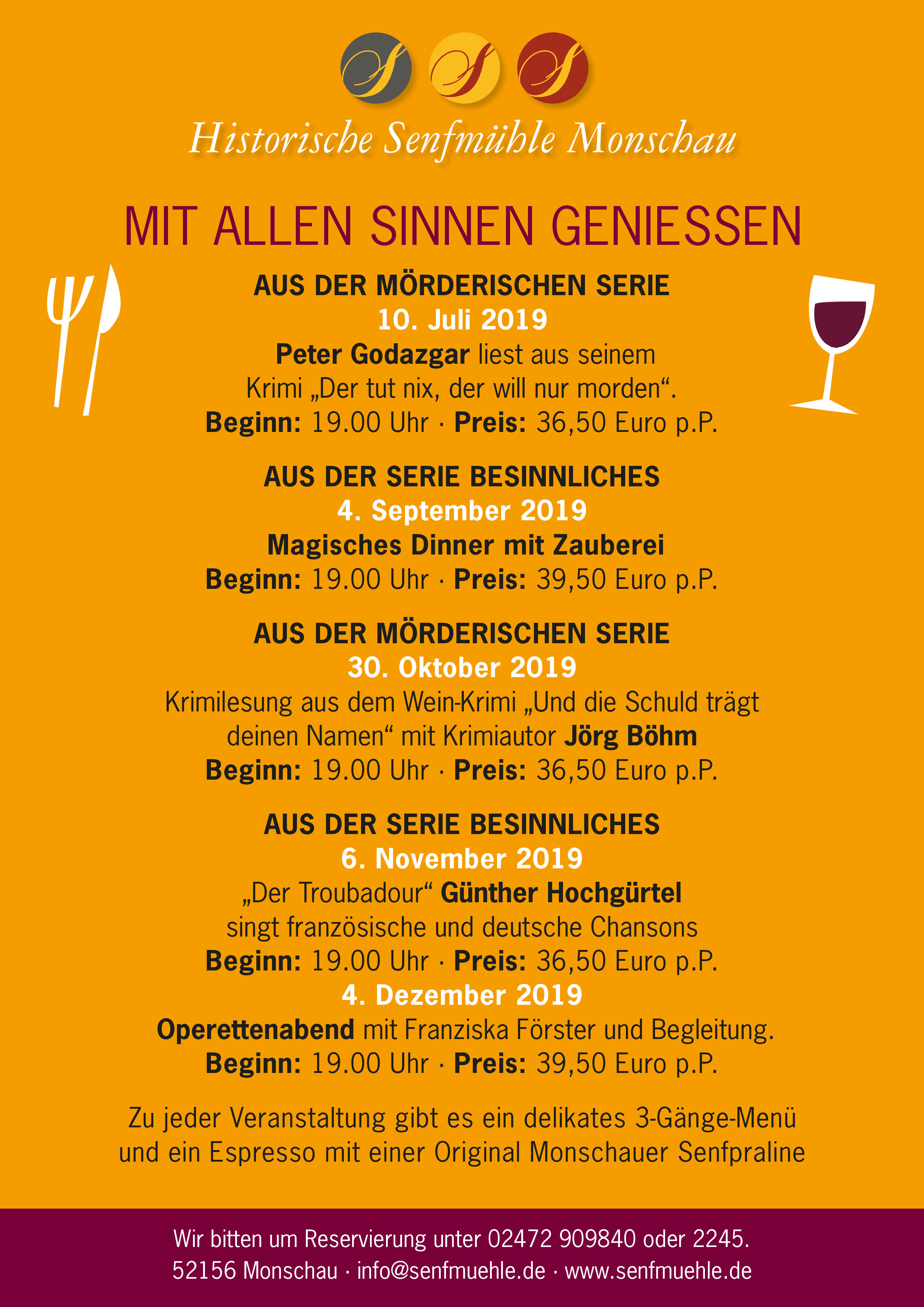 Mit allen Sinnen genie�en