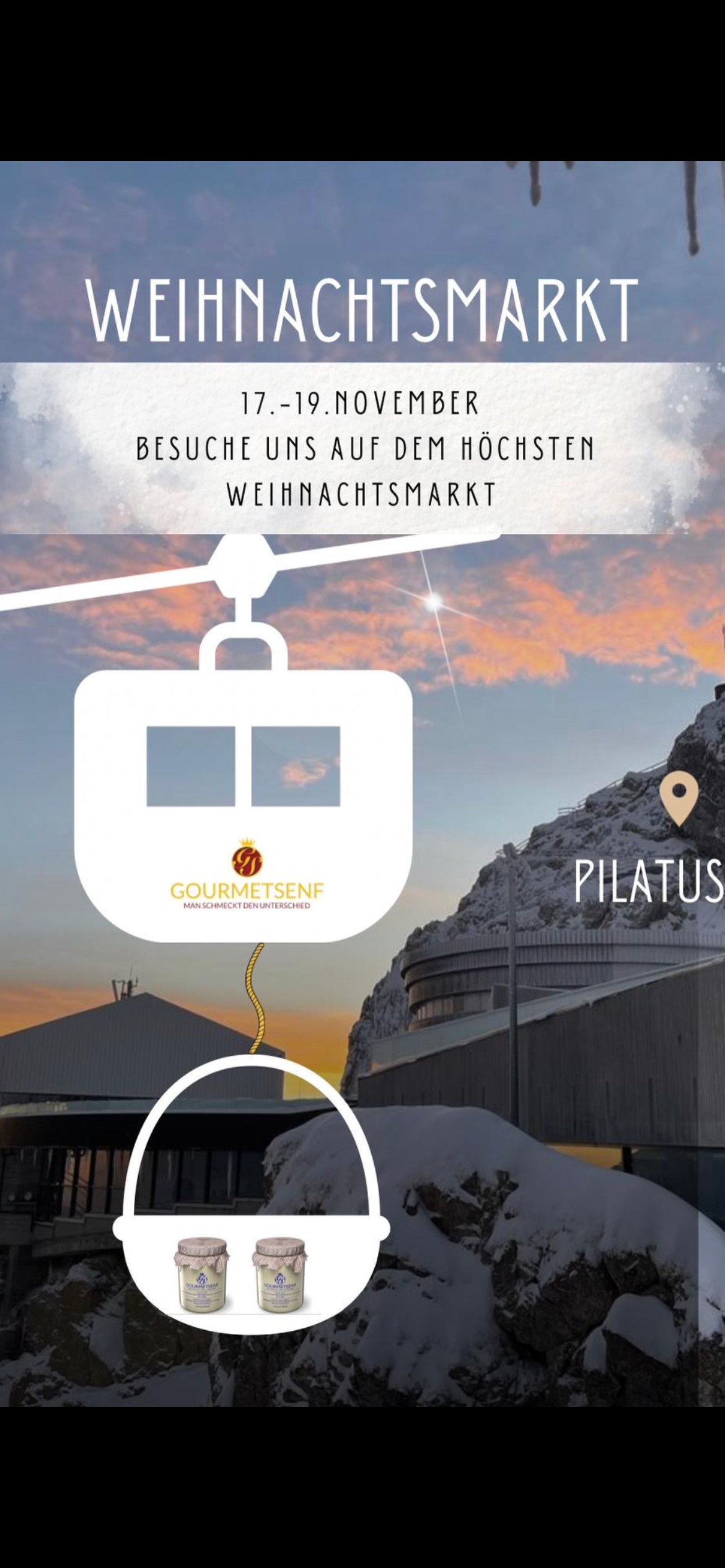 Monschauer Senf auf dem Pilatus