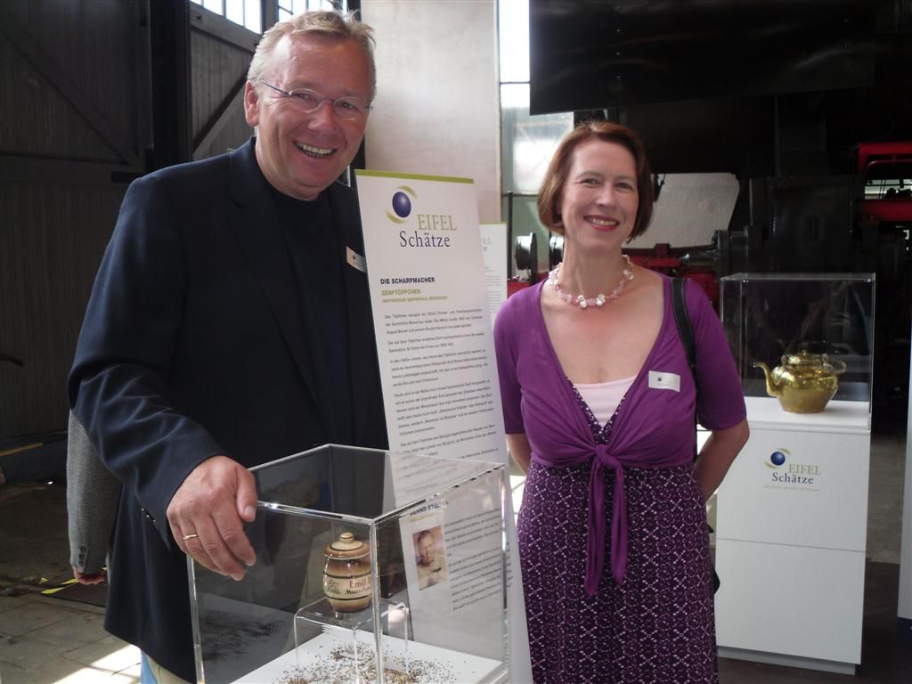 Bernd Stelter als Pate unseres Senftpfchen in der Lokalzeit Aachen