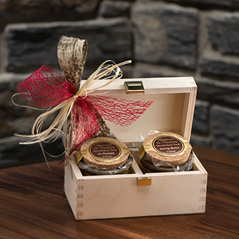 2er-Senfschatzkistchen rot