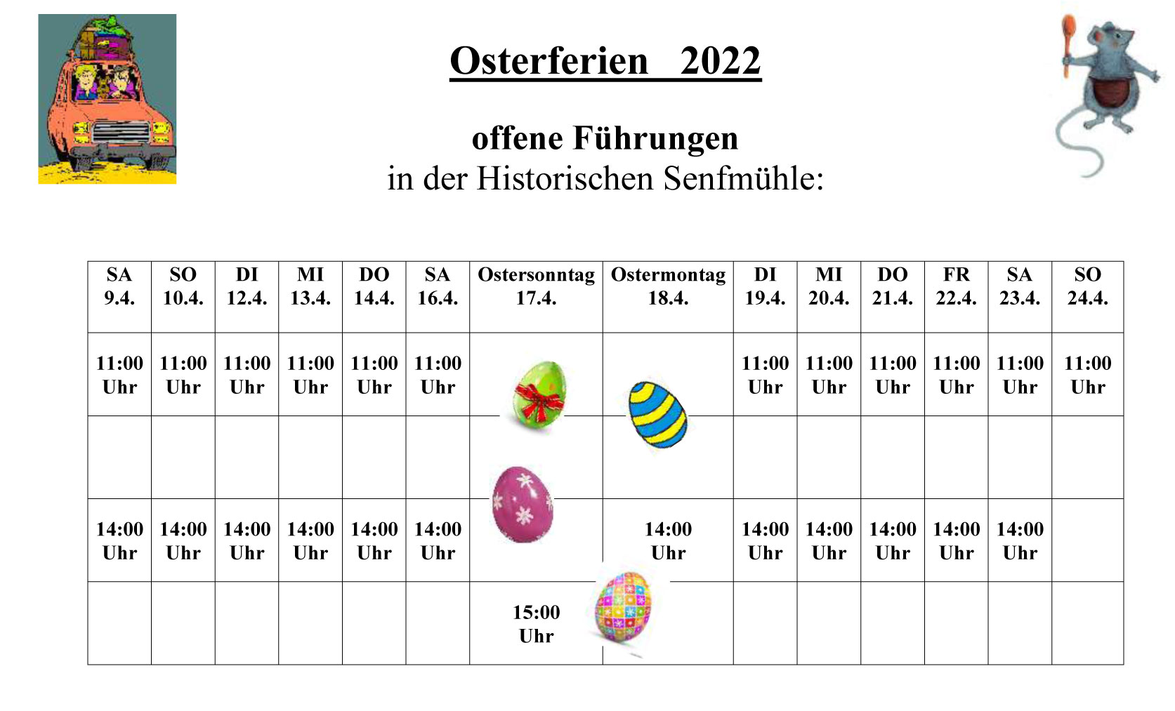 Osterferien 2022
