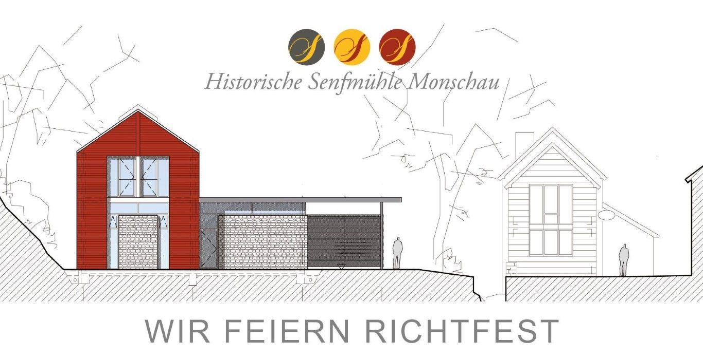 Heute feiern wir Richtfest!