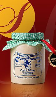 Schlesische Art mit Kümmel - Moutarde de Montjoie 335ml
