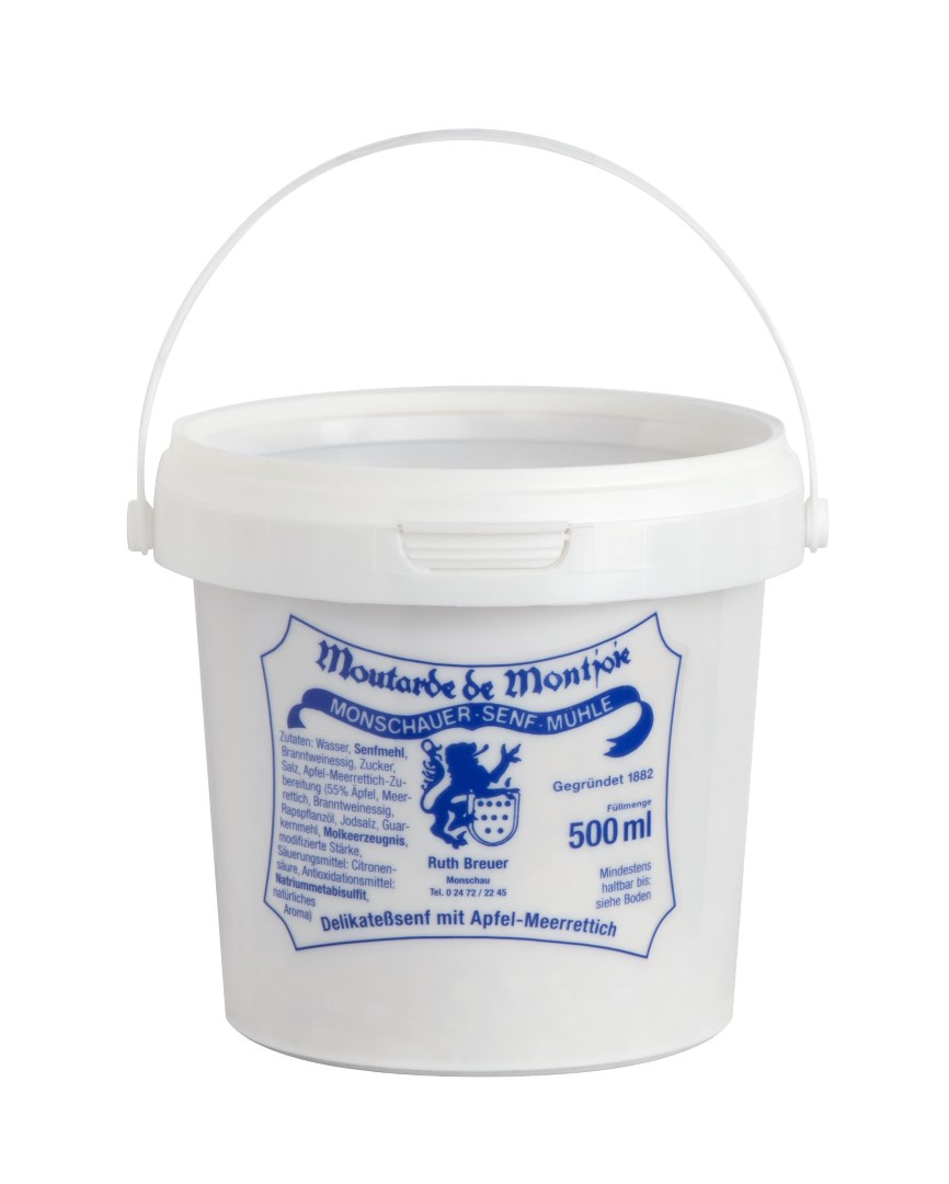 Apfel-Meerrettich - Moutarde de Montjoie 500ml